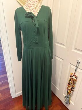 eshakti green dress | Dresses | Eshakti Bohemian Floral Maxi W Cap Sleeve Mercari